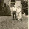 Anita Prior Bullard &amp; husband next to NH Methodist Church
